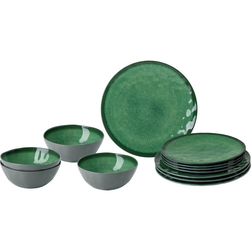 PACK VAISSELLE TETE A TETE VENETIAN 8 PIECES MELAMINE ANTIGLISSE BRUNNER