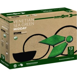 PACK VAISSELLE TETE A TETE VENETIAN 8 PIECES MELAMINE ANTIGLISSE BRUNNER