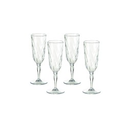 SET 4 FLÛTES À CHAMPAGNES ROYAL 