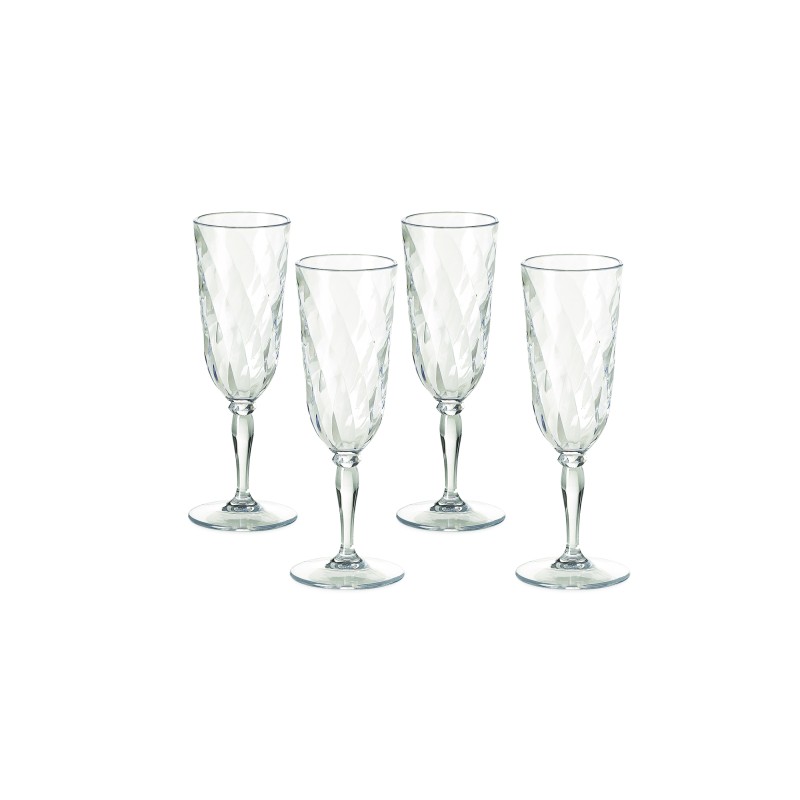 SET 4 FLÛTES À CHAMPAGNES ROYAL 