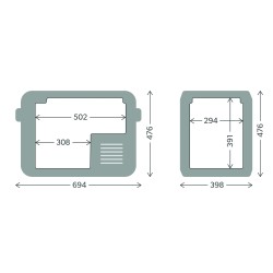 REFRIGERATEUR CONGELATEUR A COMPRESSION PORTABLE DOMETIC CFX3