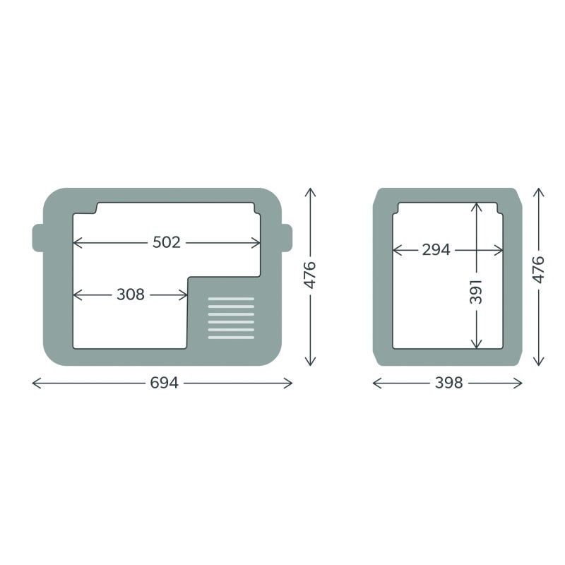 REFRIGERATEUR CONGELATEUR A COMPRESSION PORTABLE DOMETIC CFX3