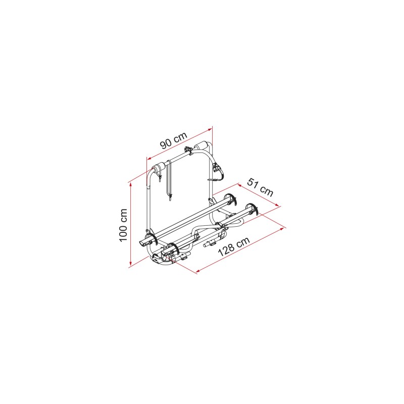PORTE-VÉLOS FIAMMA CARRY BIKE CARAVAN XL A PRO 
