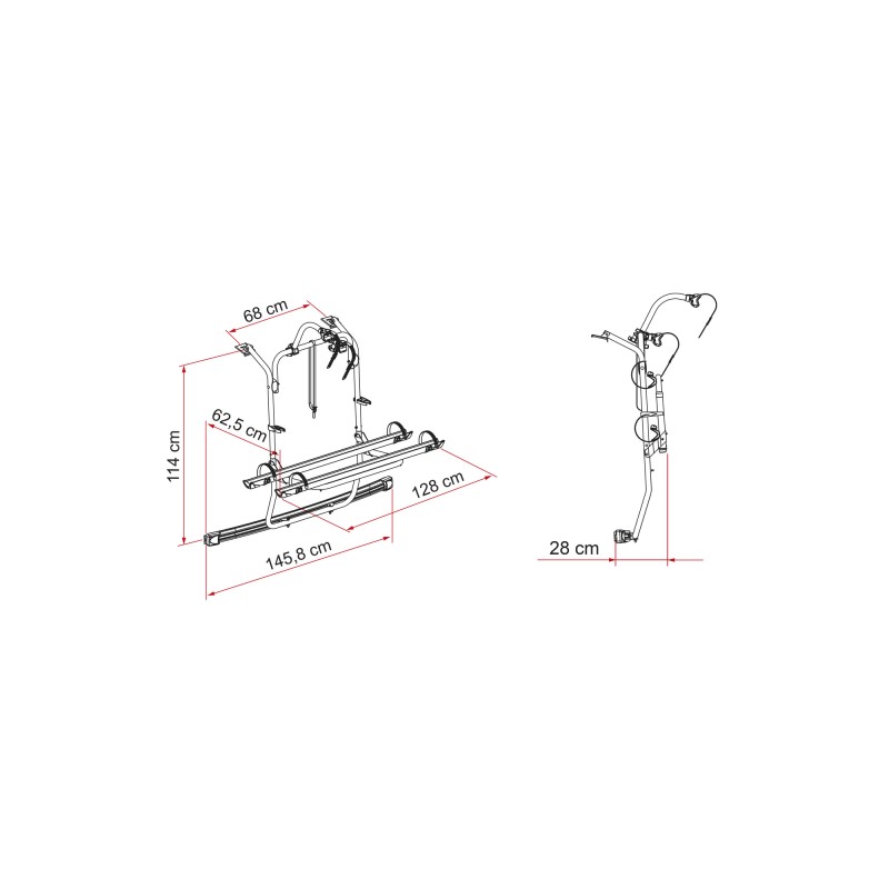 PORTE-VÉLOS FIAMMA PSA