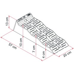 CALES FIAMMA LEVEL UP GRISE x2