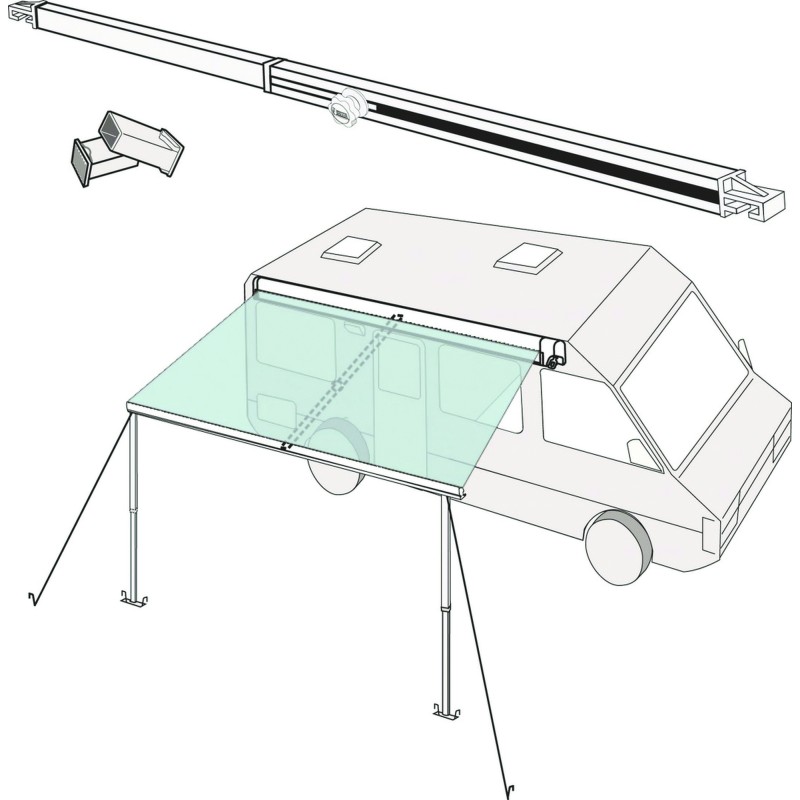 TENDEUR DE TOILE RAFTER F45 / F80 / F65 FIAMMA