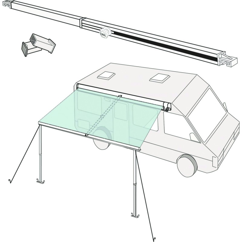 TENDEUR DE TOILE RAFTER F45 / F80 / F65 FIAMMA