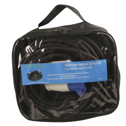 RALLONGE 220V - P17 BORNE CAMPING 15 METRES 3x1,5