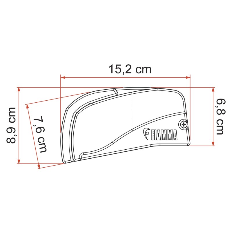 STORE F40 VAN 2.10 M DEEP BLACK GRIS
