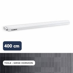 STORE PR 2500 BOÎTIER BLANC TOILE GRISE 4,00 X 2,50 - DOMETIC