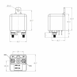 COUPLEUR DE BATTERIE VICTRON CYRIX-CT 12/24V-120A