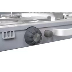 RECHAUD A GAZ DOUBLE DEVIL KOOKMASTER 30mBAR NOIR GRIS BRUNNER