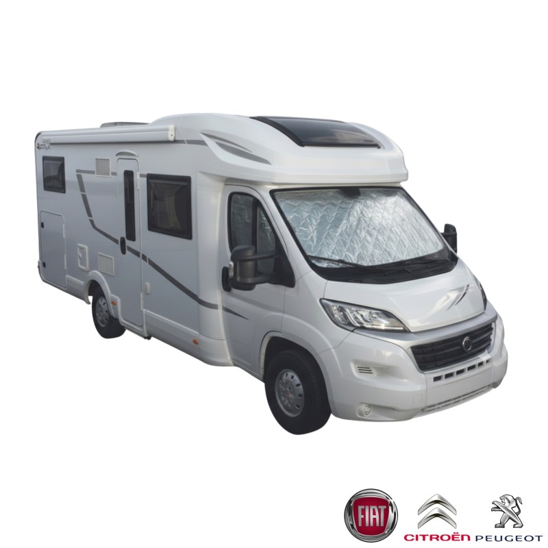 SET DE 3 RIDEAUX ISOLANTS INTERIEURS MULTICOUCHES CLI-MATS NT DUCATO X250 07/2006 - 06/2014 BRUNNER