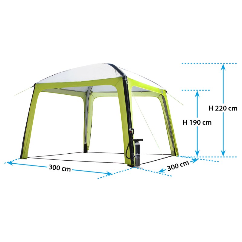 TONNELLE GONFLABLE AQUAMAR - BRUNNER