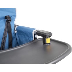 CHAISE HAUTE PLIABLE ACTION BABY EQUIFRAME AVEC TABLETTE BLEU BRUNNER