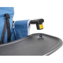 CHAISE HAUTE PLIABLE ACTION BABY EQUIFRAME AVEC TABLETTE BLEU BRUNNER