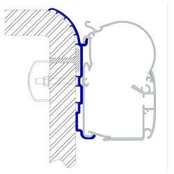 ADAPTATEUR DOMETIC BURSTNER ROUND 400