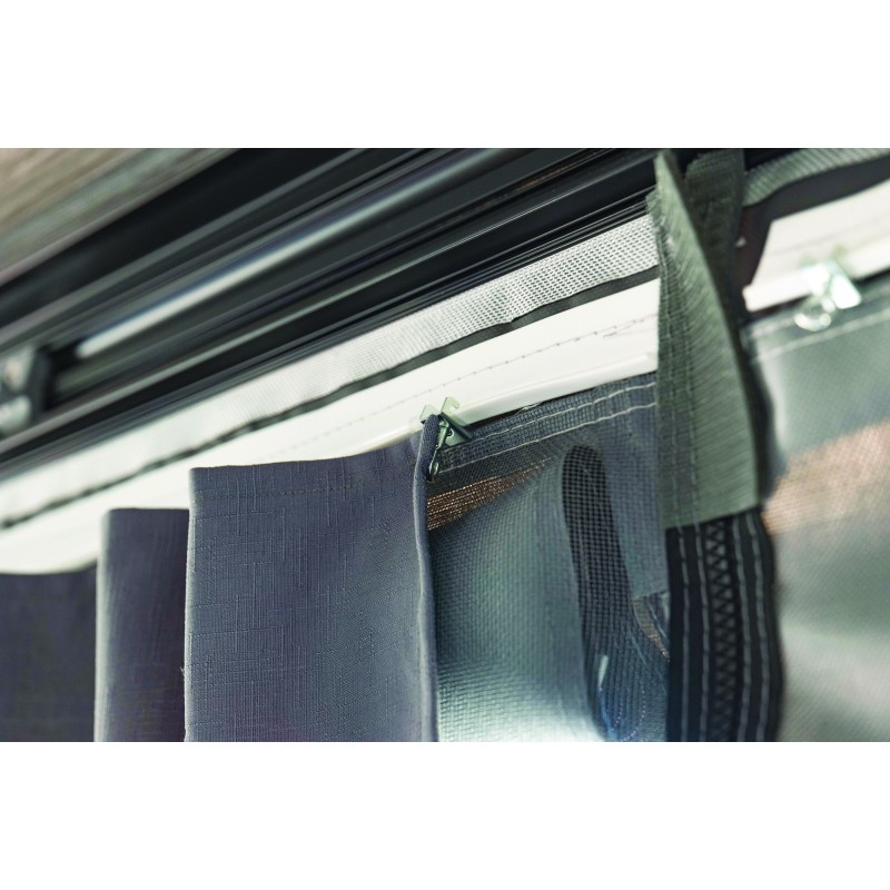RIDEAUX POUR PRIVACY - CURTAINS KIT DARK GREY 2 PCS - FIAMMA