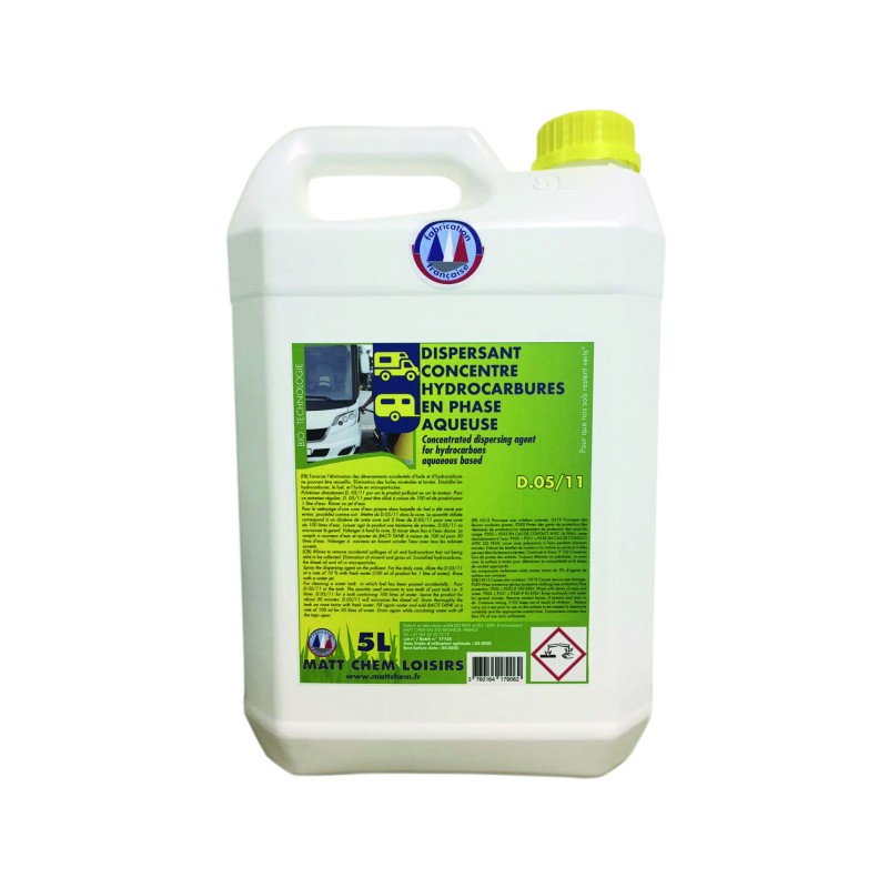 DISPERSANT HYDROCARBURE EN PHASE AQUEUSE 5L - MATT CHEM