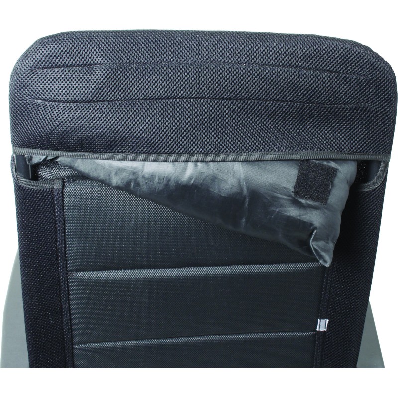 FAUTEUIL MATELASSE NOIR SKYE 3D - BRUNNER