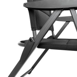 FAUTEUIL MATELASSE NOIR SKYE 3D - BRUNNER