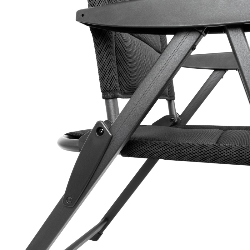 FAUTEUIL MATELASSE NOIR SKYE 3D - BRUNNER