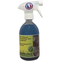 GEL ENZYMATIQUE NETTOYANT SANITAIRE DESTRUCTEUR D'ODEUR SPRAY 500ML - MATT CHEM