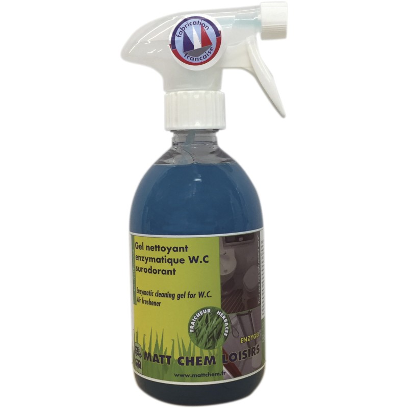 GEL ENZYMATIQUE NETTOYANT SANITAIRE DESTRUCTEUR D'ODEUR SPRAY 500ML - MATT CHEM