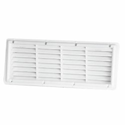GRILLE À PLAQUER 364X138 MM BLANC