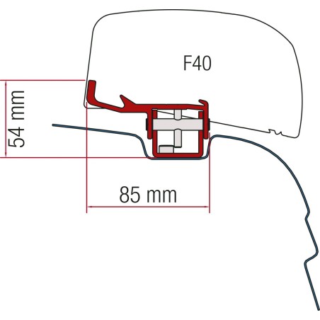 KIT ADAPTATEUR F40 VAN...