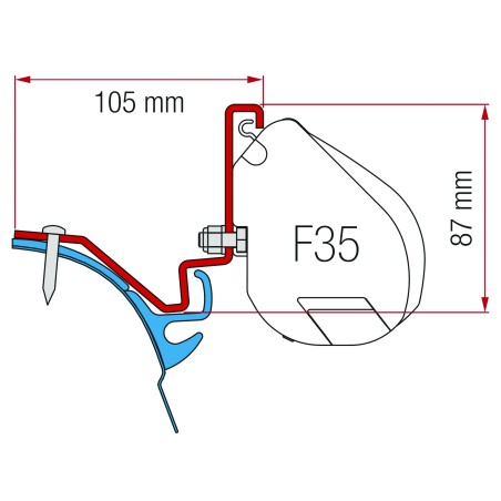 KIT F35 VW T6 KEPLER - FIAMMA
