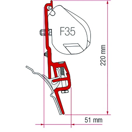 KIT F35 PRO BRANDRUP VW T4...
