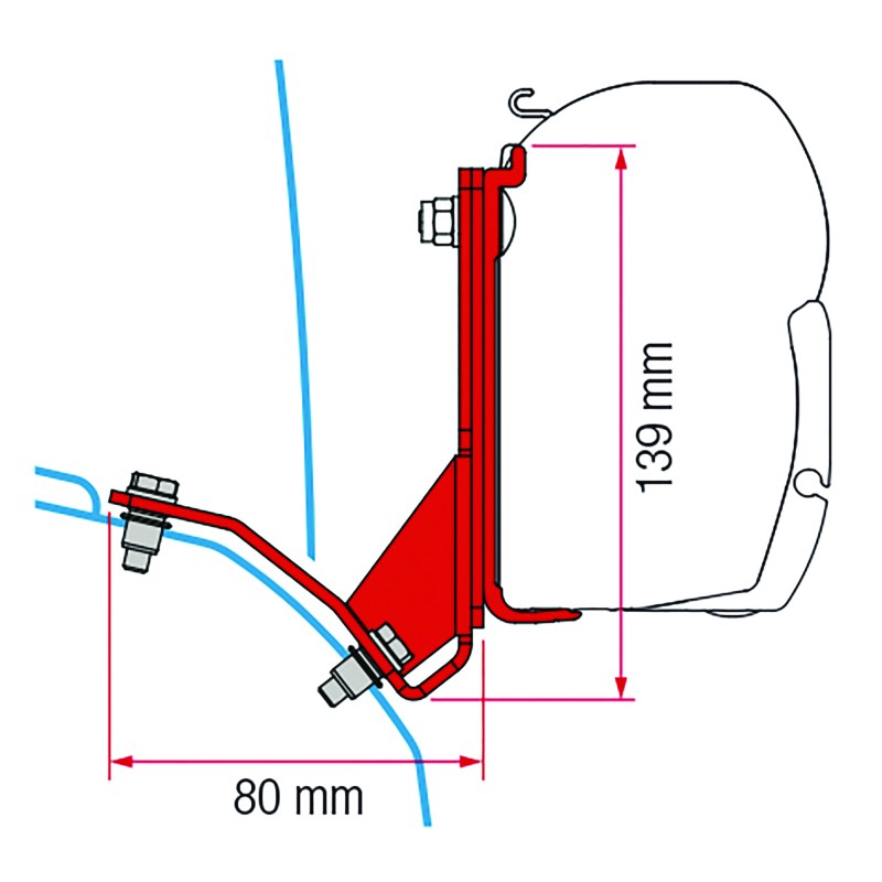 KIT FIAT DUCATO H2 LIFT ROOF HYMERCAR POSSL LIFT ROOF - FIAMMA