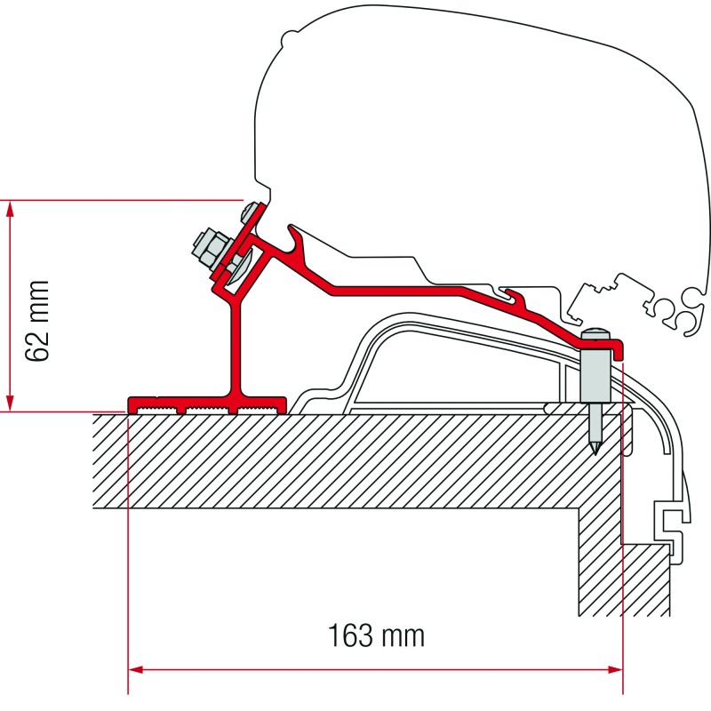 KIT F65 F80 HOBBY PREMIUM ET ONTOUR APRES 2012 4 PCS - FIAMMA
