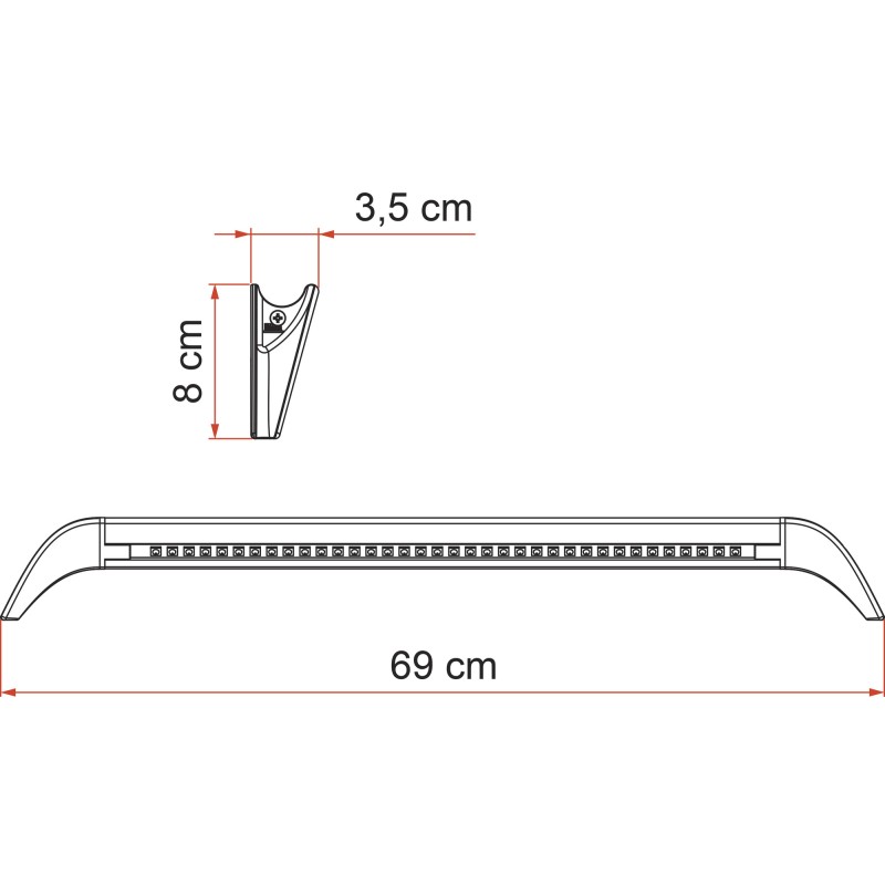 ÉCLAIRAGE DE STORE À LED AWNING LIGHT GUTTER - FIAMMA