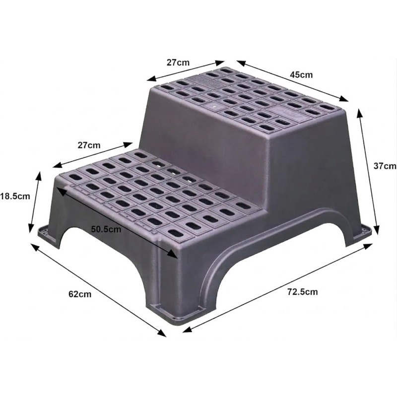 MARCHEPIED PLASTIQUE DOUBLE XL - MGI