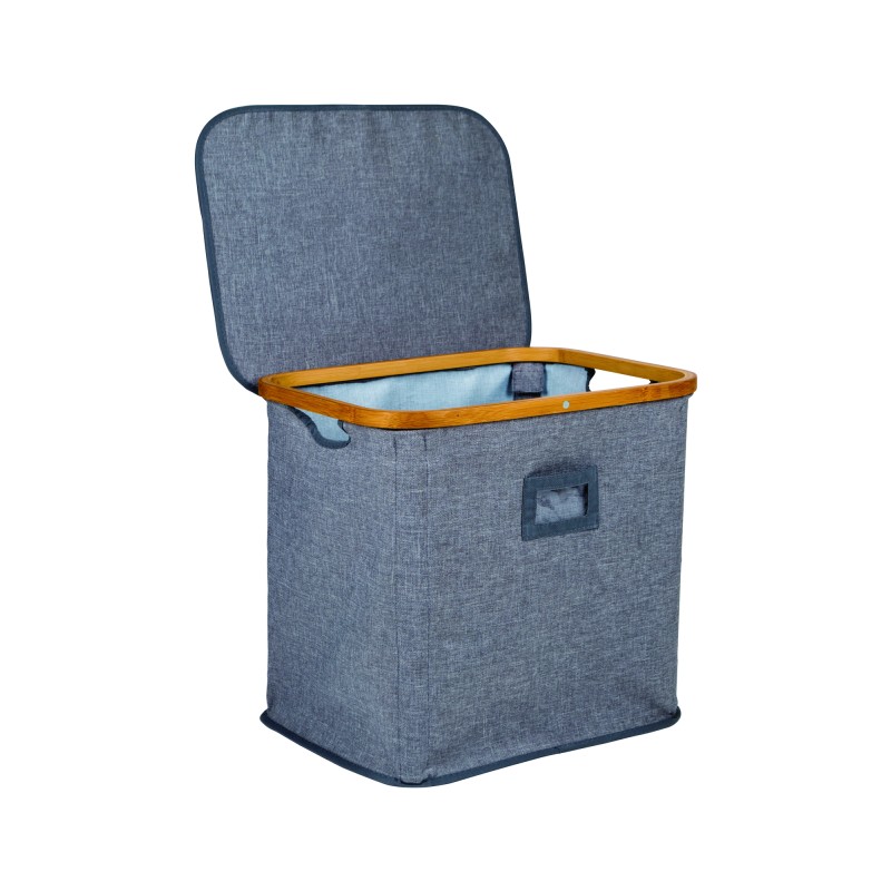 PANIER A LINGE 54 L PLIABLE VINTAGE BAMBOU