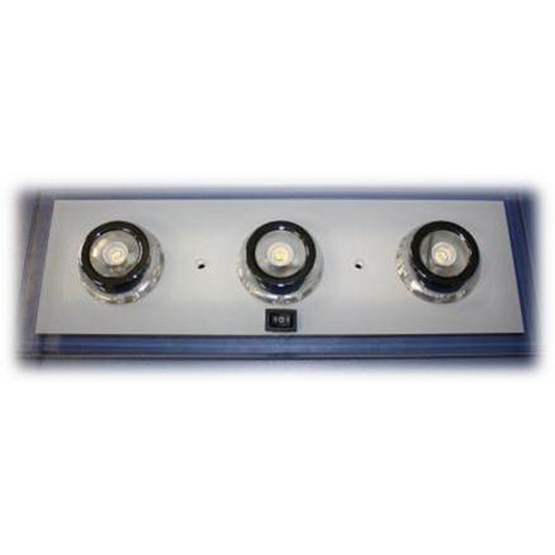 PLAFONNIER DIMATEC TRIPLE 360 X 130 X 45 LED