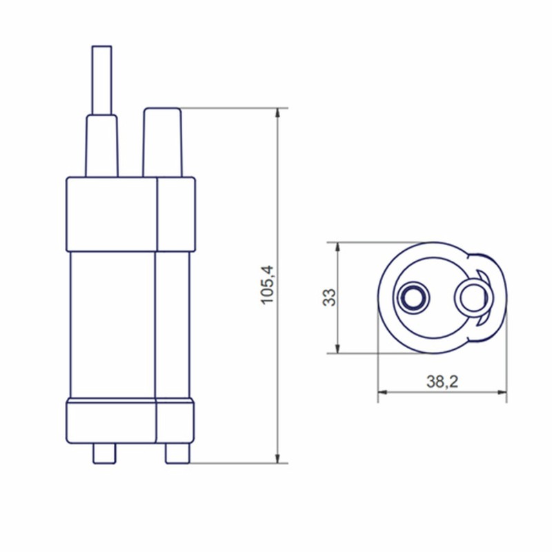 POMPE IMMERGEE COMET 10 L/MIN 12 V
