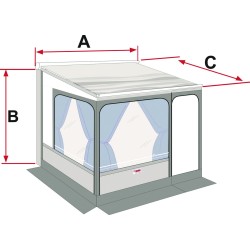 PRIVACY ROOM 320 POUR STORE CAMPING-CAR F65 - FIAMMA