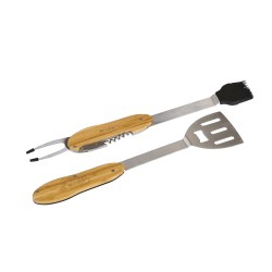 SET BARBECUE 5 EN 1 VINTAGE BAMBOU