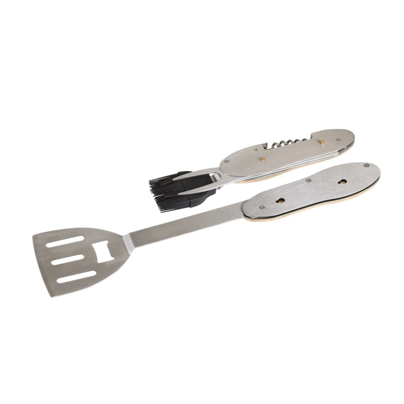 SET BARBECUE 5 EN 1 VINTAGE BAMBOU