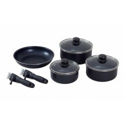 SET DE 3 CASSEROLES ET 1 POELE EMPILABLES ISABELLA