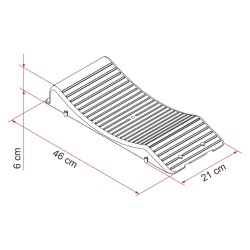 CALES DE STATIONNEMENT WHEEL SAVER PAR 2 - FIAMMA