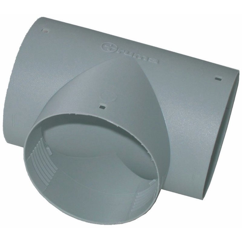 RACCORD EN T PLASTIQUE 65 MM