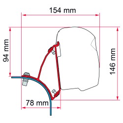 KIT VW T5 / T6 LIFT ROOF F43 - FIAMMA