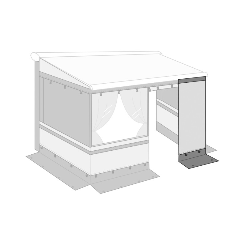 PANNEAU FRONTAL 70 CM - FIAMMA