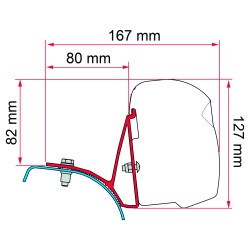 KIT TRAFIC/VIVARO/PRIMASTAR (F43) NEW 2024 - FIAMMA