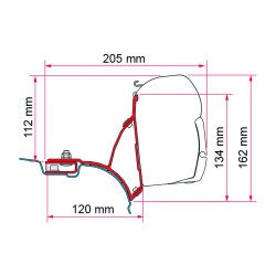 KIT VW T5/T6 TRANSPORTER/MULTIVAN DB (F45) - FIAMMA