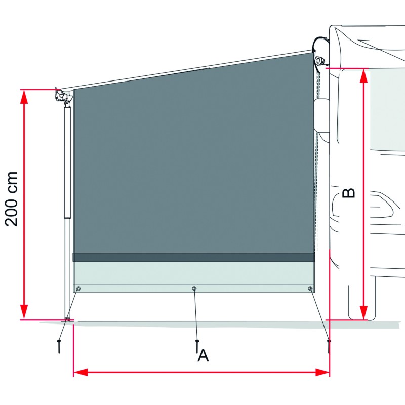 SIDE BLOCK CARAVANSTORE - FIAMMA